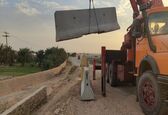 پل روستای شیری هندیجان ایمن سازی شد