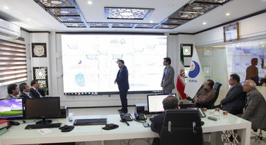 بازدید چهره های مذهبی، دانشگاهی، نظامی ، انتظامی ....از دیسپاچینگ سازمان