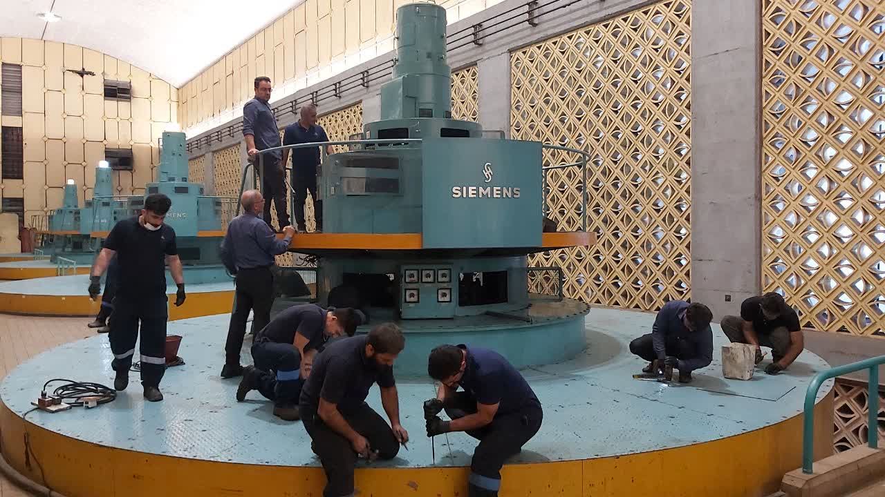 آغاز عملیات بهینه سازی واحد شماره 5 نیروگاه سد دز