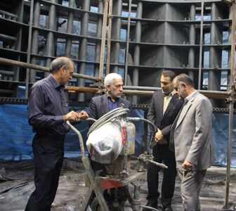 بازدید معاون وزیر نیرو از سد و نیروگاه دز