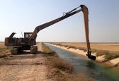 لایروبی کانال غربی میاناب آغاز شد