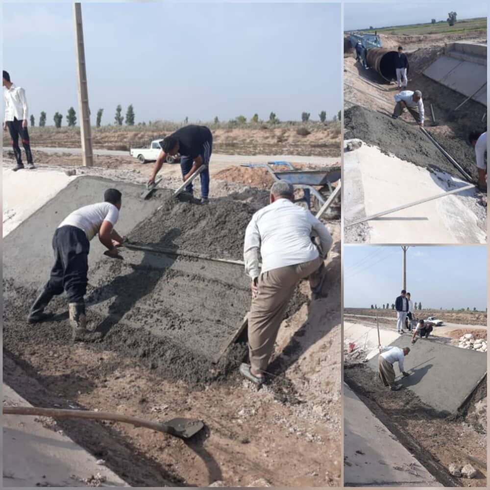  فلوم کانال K1 شبکه کوثر، حوزه مرکزی شرکت آبیاری کرخه و شاوور، تعمیر و بازسازی شد