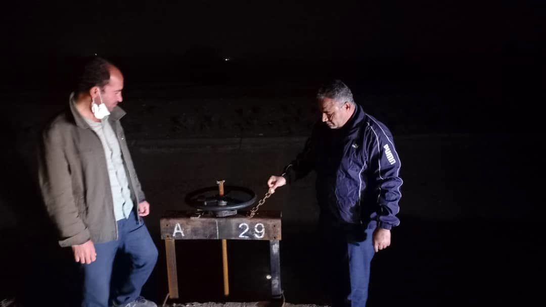 گشت شبانه در شبکه های آبیاری مارون آغاز به کار کرد