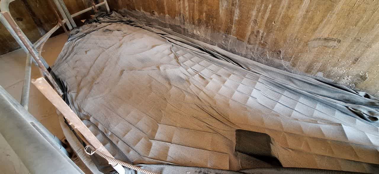 فیلتر کم هزینه در دهانه ورودی شفت تهویه نیروگاه مسجدسلیمان نصب شد