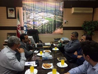 بازدید نماینده مردم در مجلس دهم شورای اسلامی از تاسیسات آبرسانی شرکت بهره برداری، تولید و انتقال آب جنوب شرق