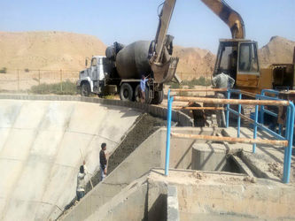 پایان عملیات بازسازی خسارت های سیلاب به سد و شبكه فجر