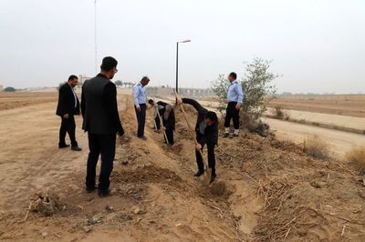 کاشت حدود هزار اصله نهال در محوطه سد انحرافی آسک