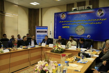 گزارش تصویری کلنگ زنی فاز اول طرح جامع آبرسانی شهرها و روستاهای جنوب شرق خوزستان