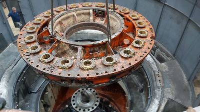 عملیات دمونتاژ هدکاور واحد شماره پنج نیروگاه دز انجام شد