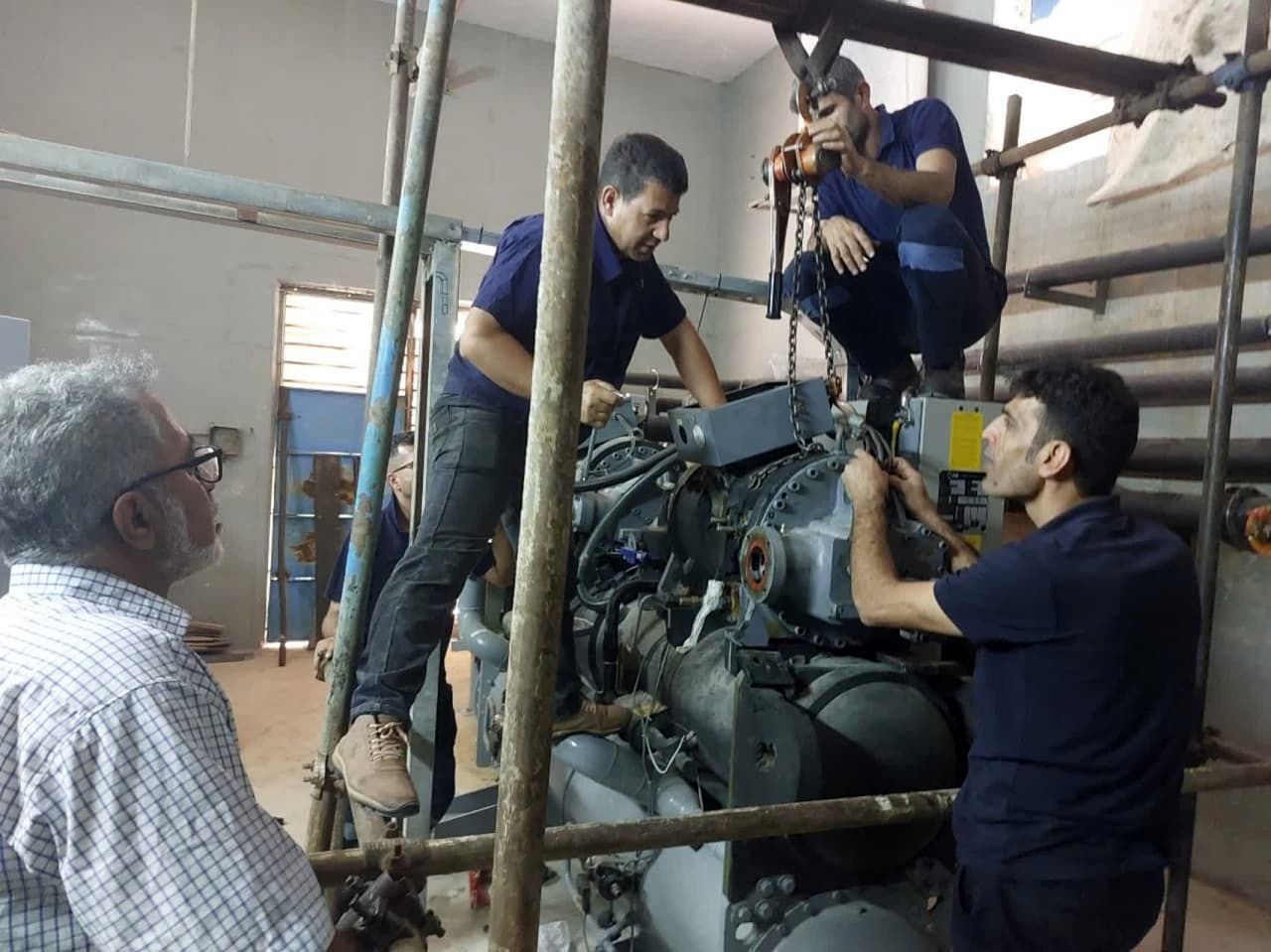 پروژه احیاء و بازسازی سیستم تهویه نیروگاه اول شهید عباسپور با موفقیت انجام شد