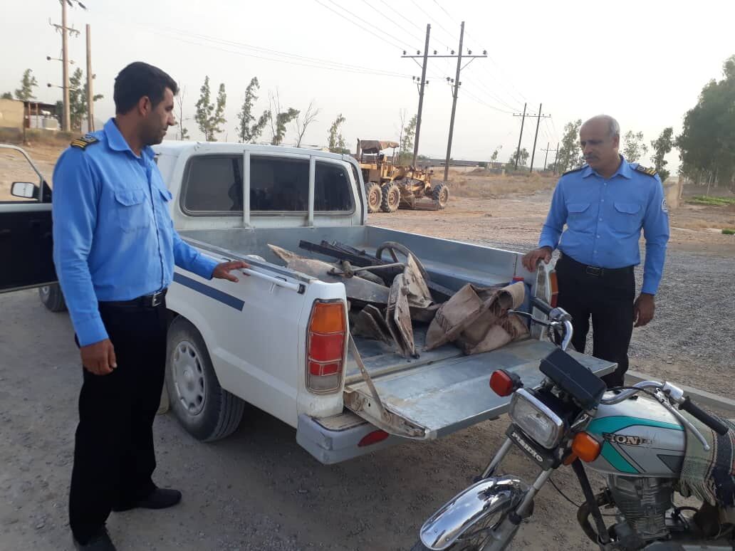 دستگیری سارق حرفه ای در شبکه هندیجان