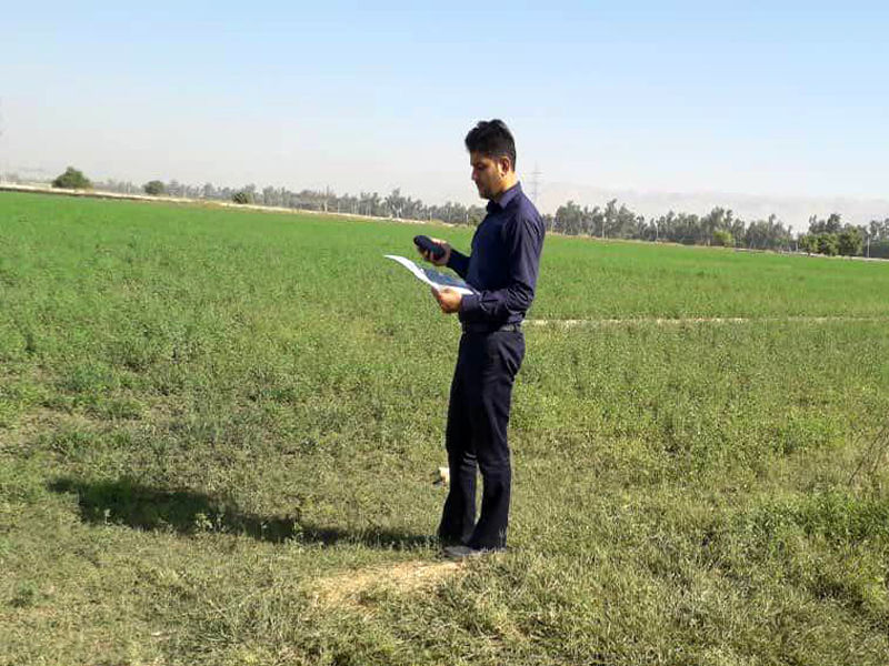 آغاز عملیات مساحی کشت زمستانه 98 در شرکت آبیاری مارون