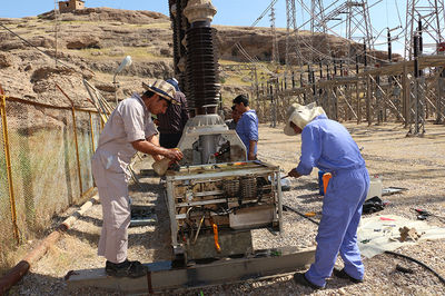 اورهال اساسی 32 پل کلیدهای قدرت کلیدخانه سد دز 