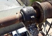 دریچه شماره دو سد انحرافی شاوور تعمیر شد