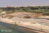 آغاز فاز دوم عملیات انحراف مسیر آب رودخانه مارون در جایزان