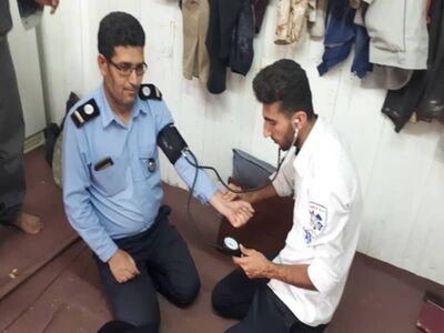 اجرای طرح کشوری پیشگیری و کنترل بیماری فشار خون در شرکت بهره برداری مارون