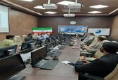 نشست شورای پایگاه مقاومت بسیج سقای کربلا سازمان آب و برق خوزستان برگزار شد