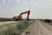 اتمام عملیات لایروبی کانالهای شبکه آبیاری شمال شرق اهواز
