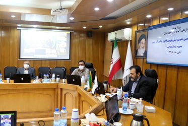 گزارش تصویری از نشست ویدئو کنفرانسی تدوین پیش نویس قانون جامع آب کشور/ ۶ آبان ماه ۹۹