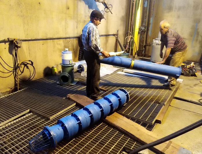 ساخت و نصب اویل کولر یاتاقان کمباین واحد ۲ نیروگاه مارون