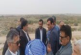  بازدید نماینده مردم رامشیر و رامهرمز از تاسیسات شبکه آبیاری رامشیر