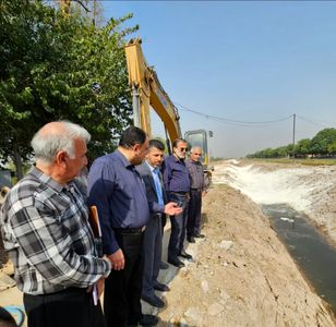 بازدید نماینده مردم دزفول از پروژه‌های بازسازی شبکه‌های آبیاری شمال خوزستان