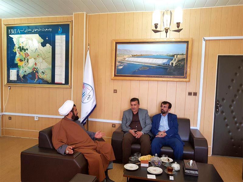 بازدید امام جمعه شهر جایزان از سد مخزنی مارون