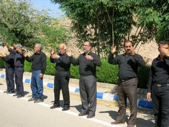 برگزاری مراسم عزاداری عاشورای حسینی در سد و نیروگاه کرخه