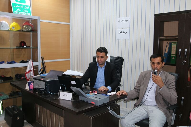 برگزاری معاینات ادواری طب صنعتی در شرکت آب جنوب شرق خوزستان