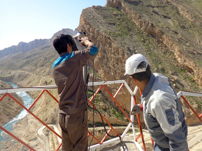 اتمام عملیات اجرای سیستم ارتینگ اتاق کنترل سد مارون