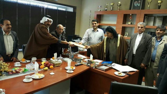 قدردانی سران عشایر عرب خوزستان از مدیرعامل شرکت آبیاری کرخه و شاوور