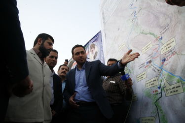 گزارش تصویری کلنگ زنی فاز اول طرح جامع آبرسانی شهرها و روستاهای جنوب شرق خوزستان