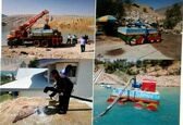 ساخت و راه اندازی ایستگاه پمپاژ شناور جزیره سد شهیدعباسپور