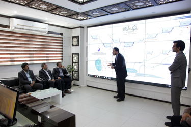 بازدید چهره های مذهبی، دانشگاهی، نظامی ، انتظامی ....از دیسپاچینگ سازمان