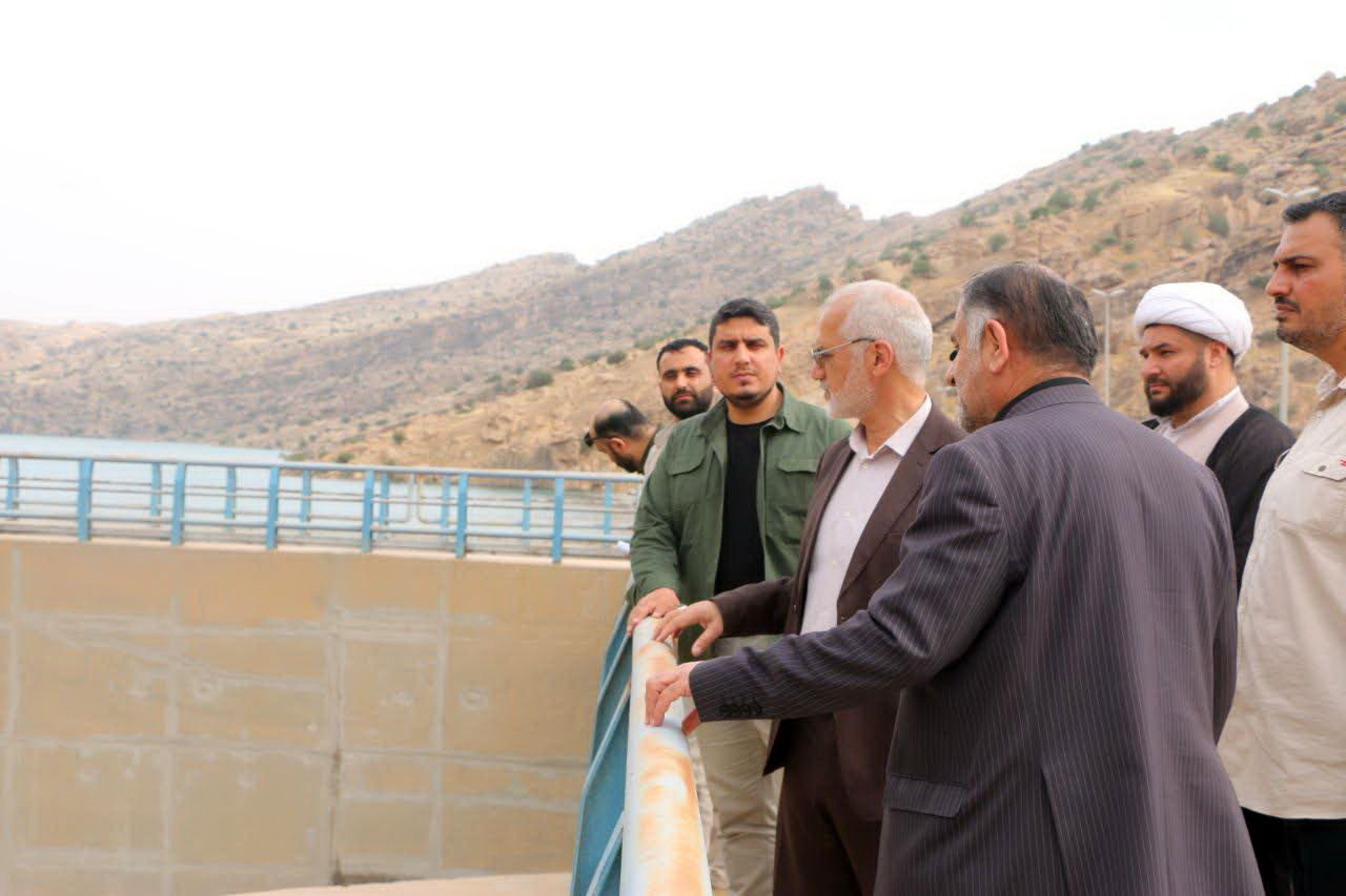 بازدید استاندار خوزستان از سد مسجدسلیمان