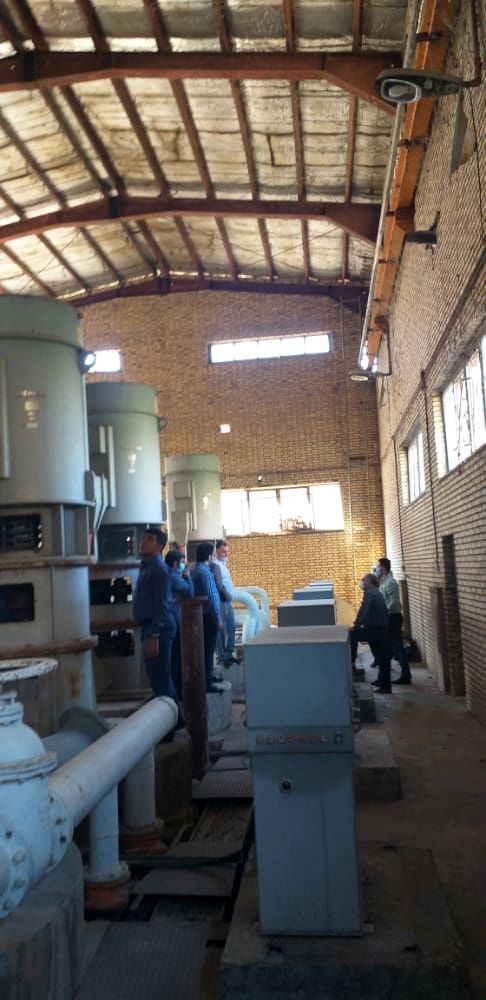 بازدید نمایندگان معاونت آبرسانی و کارگروه پدافند غیر عامل سازمان آب و برق خوزستان از تاسیسات شهید بهنام محمدی