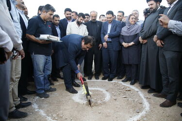 گزارش تصویری کلنگ زنی فاز اول طرح جامع آبرسانی شهرها و روستاهای جنوب شرق خوزستان