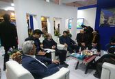 بازدید معاون وزیر نیرو از غرفه سازمان آب و برق خوزستان