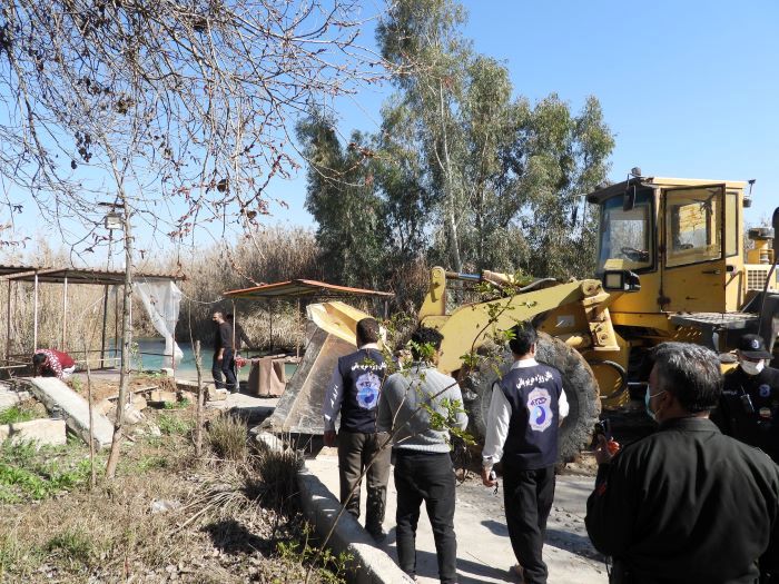 تخریب ۳۰۰ سازه غیرمجاز در بهبهان