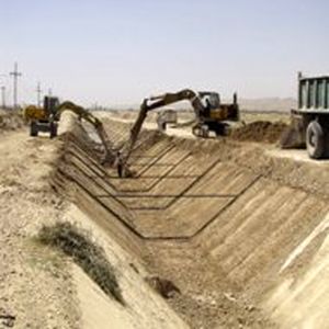 تعمیر اساسی کانال اصلی شبکه آبیاری و زهکشی جایزان به پایان رسید