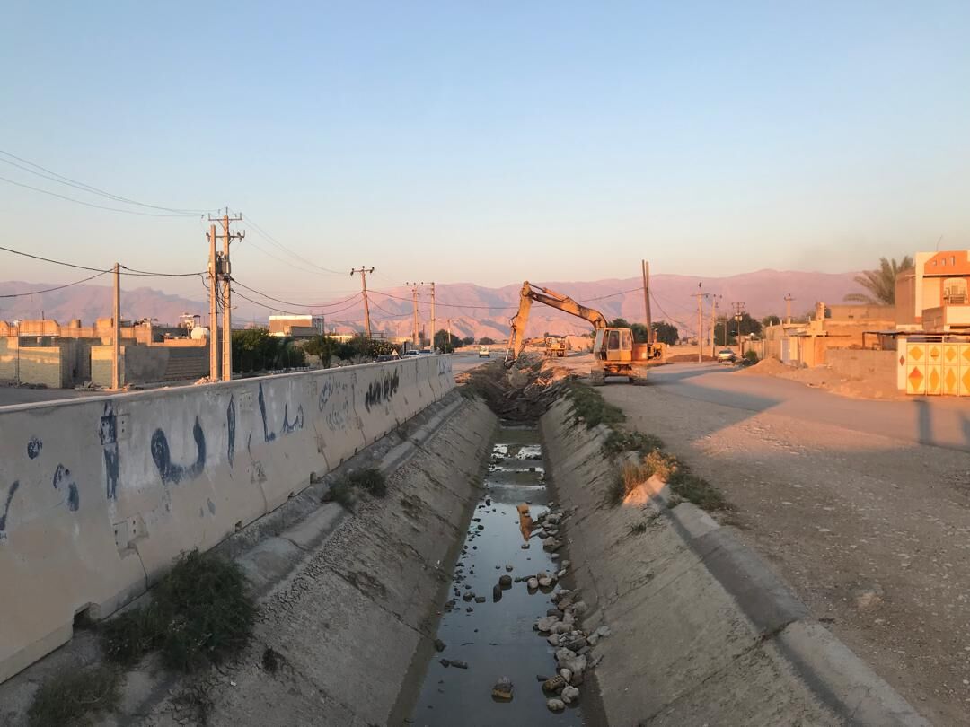 آغاز تعمیر و بازسازی کانال D شبکه جنوب بهبهان