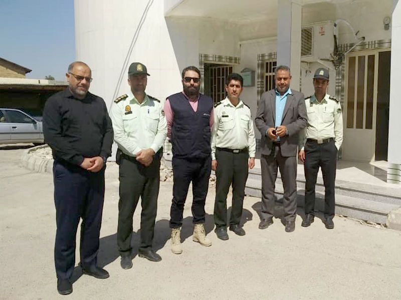   دیدار و قدردانی مدیران شبکه آبیاری مارون از فرمانده انتظامی بهبهان و سلطان آباد