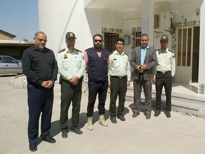   دیدار و قدردانی مدیران شبکه آبیاری مارون از فرمانده انتظامی بهبهان و سلطان آباد