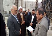 بازدید استاندار خوزستان از عملیات مخزن ۱۰ هزار متر مکعب هفتگل