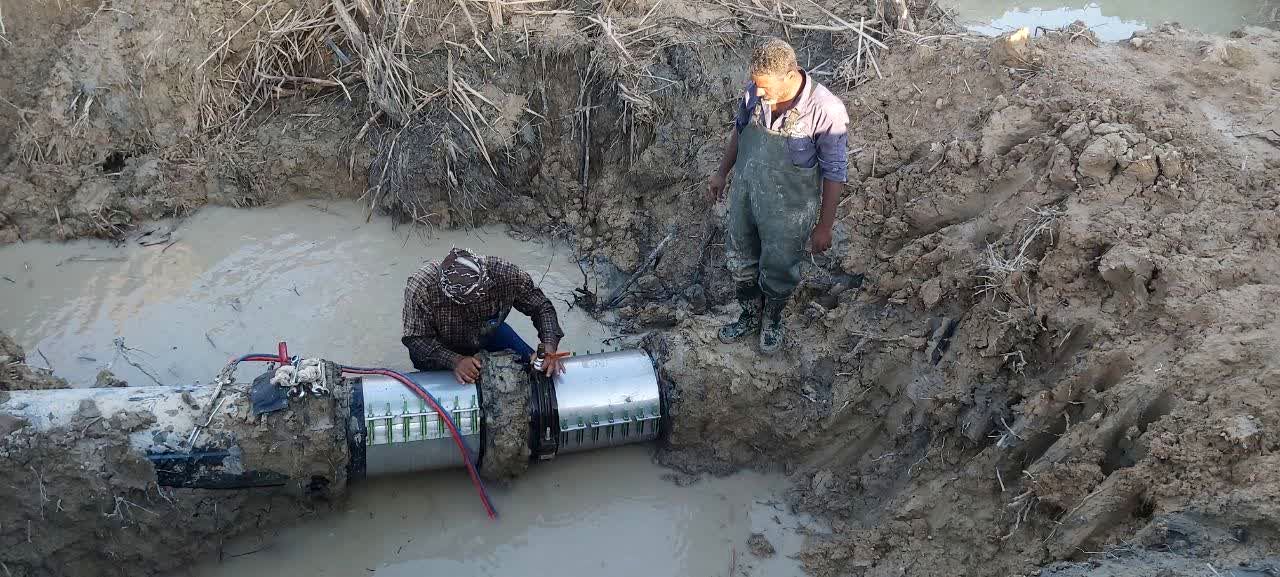 شکستگی خط لوله آبرسانی به شهرستان رامشیر رفع شد