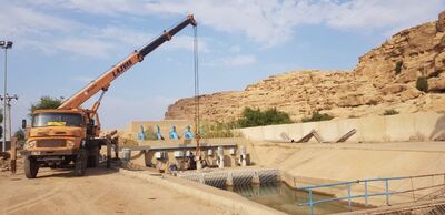 تعمیر اساسی، نصب و راه اندازی الکتروپمپ عمودی ایستگاه پمپاژ گتوند انجام شد