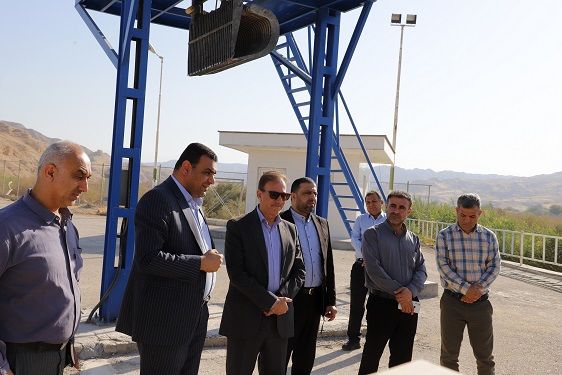 بازدید فرماندار رامهرمز از پروژه های تعمیراتی سد انحرافی و شبکه آبیاری رامهرمز