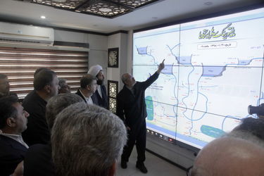 بازدید چهره های مذهبی، دانشگاهی، نظامی ، انتظامی ....از دیسپاچینگ سازمان