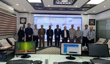 بازدید نماینده شورای عالی فنی سازمان برنامه و بودجه از سازمان آب و برق خوزستان