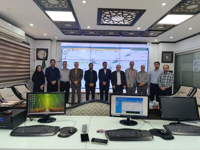 بازدید نماینده شورای عالی فنی سازمان برنامه و بودجه از سازمان آب و برق خوزستان